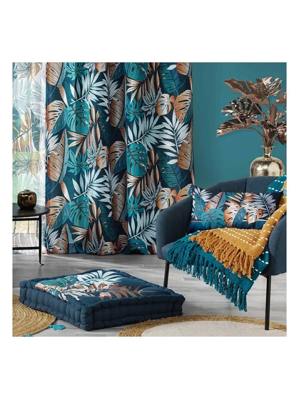 Douceur D’intérieur Sitzkissen “Terre Indigo” In Dunkelblau 4