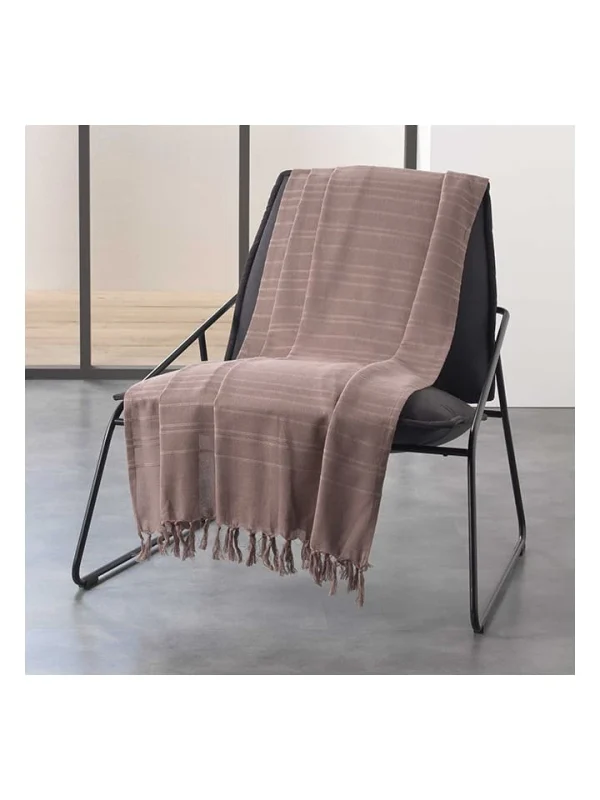 Douceur D’intérieur Überwurf “Lilia” In Taupe 1
