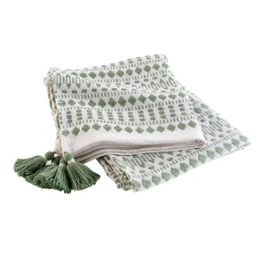 Douceur D’intérieur Überwurf “Maldives” In Weiß/ Khaki 12