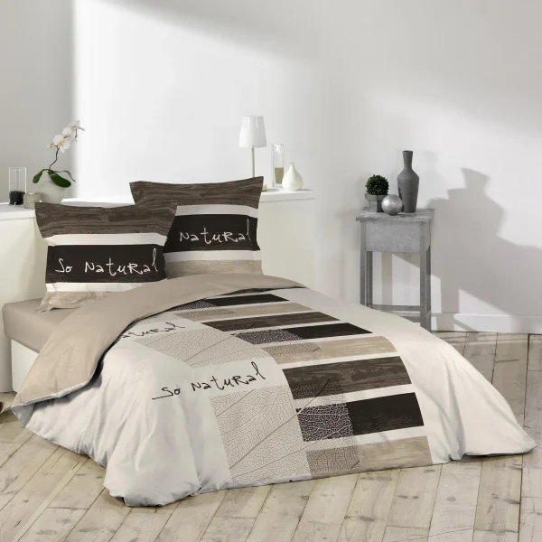 Dynamic24 Bettwäsche-Set In Beige 1