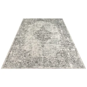 ELLE DECORATION Flachgewebe Teppich Vertou Grün Schwarz 9
