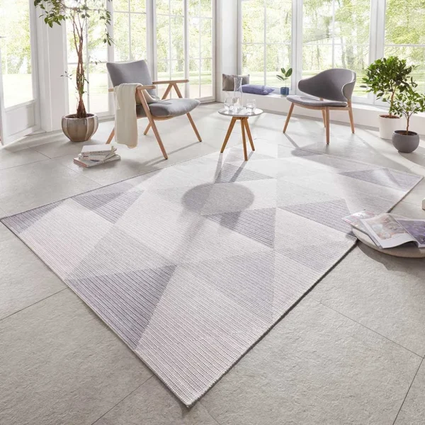 ELLE DECORATION In- & Outdoor Teppich Sevres Hellgrau 3