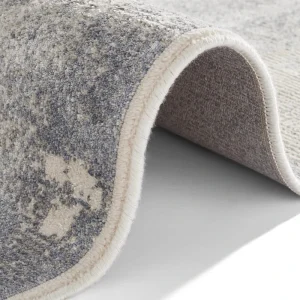 ELLE DECORATION Kurzflor Teppich Allier Blau Grau Creme 10