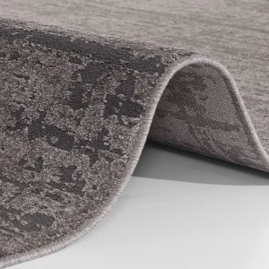 ELLE DECORATION Kurzflor Teppich Gemme Dunkelgrau 10