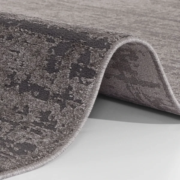 ELLE DECORATION Kurzflor Teppich Gemme Dunkelgrau 4