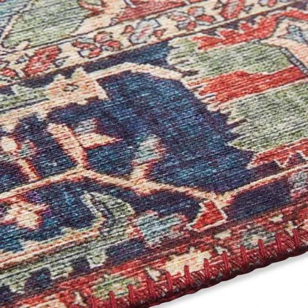 ELLE DECORATION Kurzflor Teppich Hamadan Orientrot 4