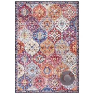 ELLE DECORATION Kurzflor Teppich Kashmir Ghom Bunt 10