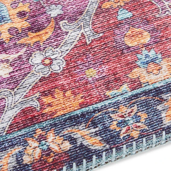 ELLE DECORATION Kurzflor Teppich Kashmir Ghom Bunt 4
