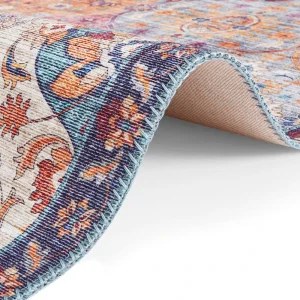 ELLE DECORATION Kurzflor Teppich Kashmir Ghom Bunt 14