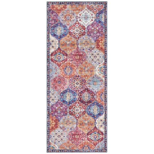 ELLE DECORATION Kurzflor Teppich Kashmir Ghom Bunt 7