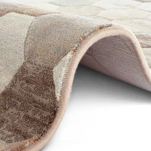 ELLE DECORATION Kurzflor Teppich Manosque Creme Beige Braun 13