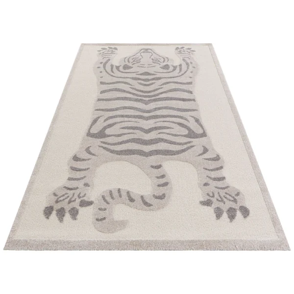 ELLE DECORATION Kurzflor Teppich Samayi Beige Grau 3