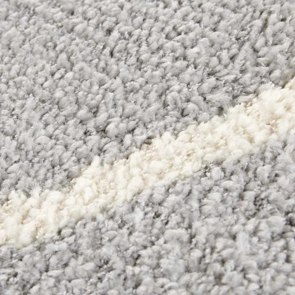 ELLE DECORATION Kurzflor Teppich Vienne Silbergrau Creme 4