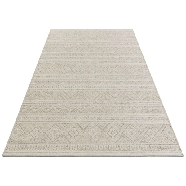 ELLE DECORATION Naturfaser Teppich Marano Creme Beige 3