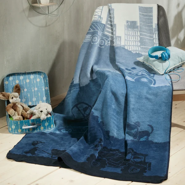 Erwin Müller Kinderdecke In Blau 3