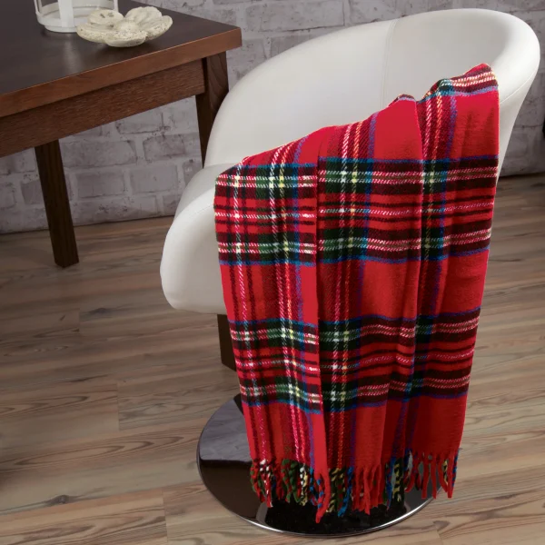 Erwin Müller Plaid In Rot 4