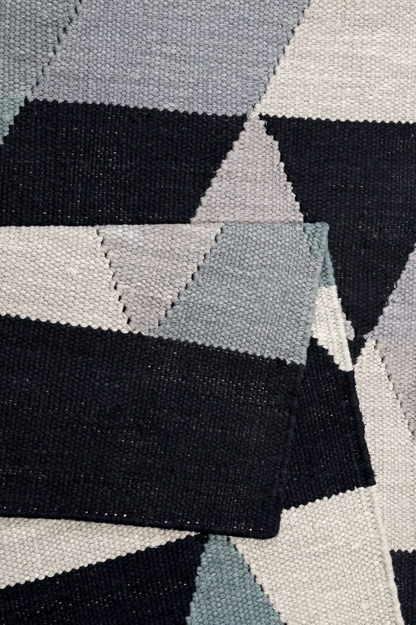ESPRIT Teppich Triango Kelim In Blau Grau 4