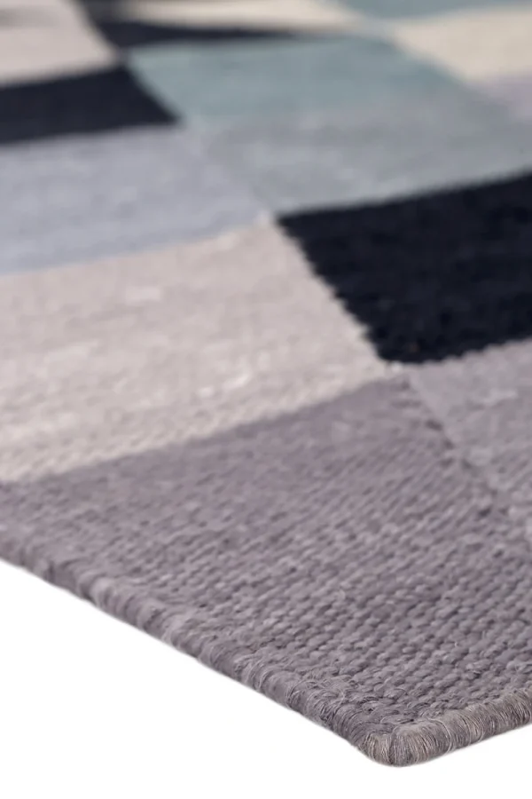 ESPRIT Teppich Triango Kelim In Blau Grau 6