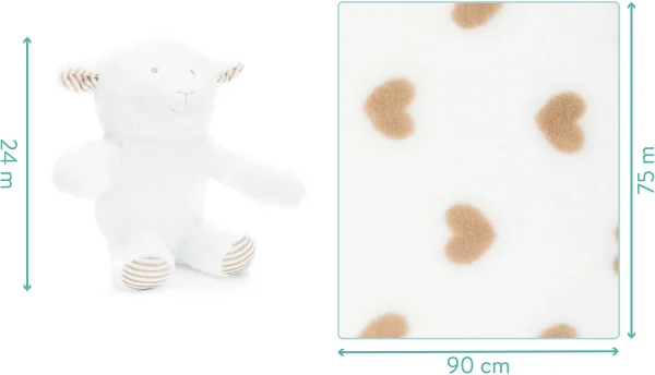 Fillikid Plüschtier Set Schaf Mit Decke 9