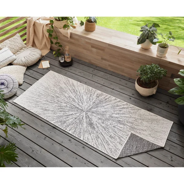 Freundin Home Collection In- & Outdoor Wendeteppich Aura Grau 7