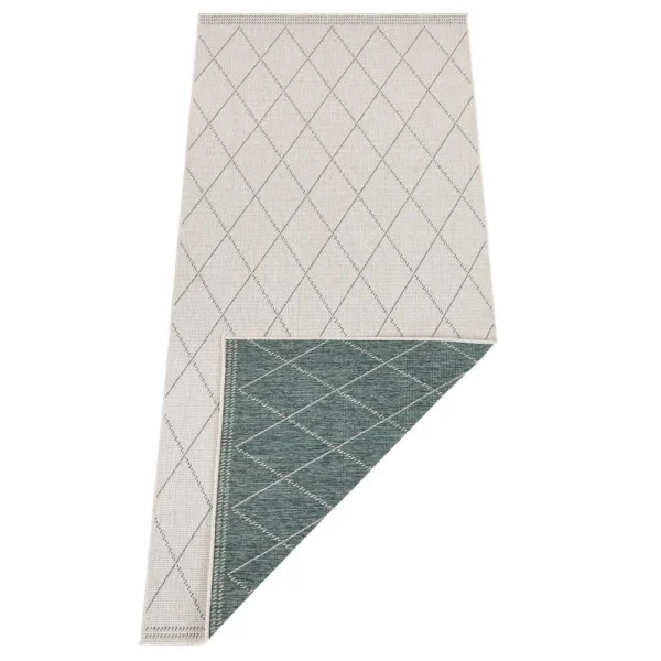 Freundin Home Collection In- & Outdoor Wendeteppich Daisy Grün Creme 6