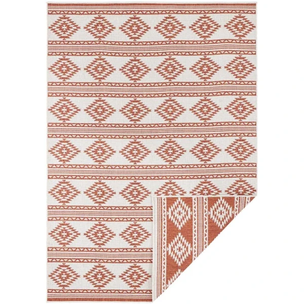 Freundin Home Collection In- & Outdoor Wendeteppich Maple Terra Creme 1