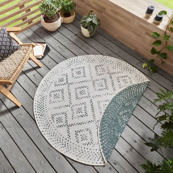Freundin Home Collection In- & Outdoor Wendeteppich Olympia Grün 7