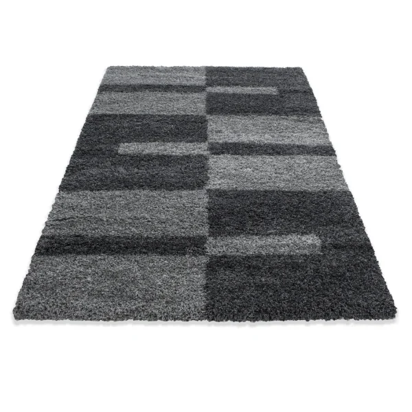 Giancasa Shaggy Hochflorteppich In Grau 1