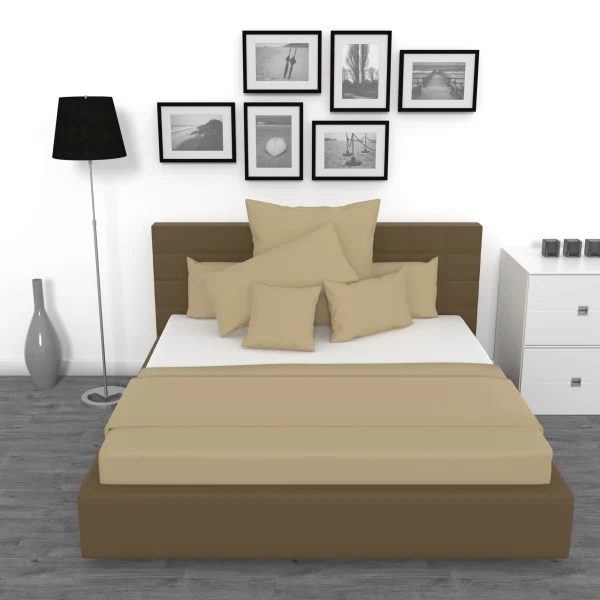 GMD Living 2er Set Jersey Kissenhüllen JESBERG In Farbe Sand 8