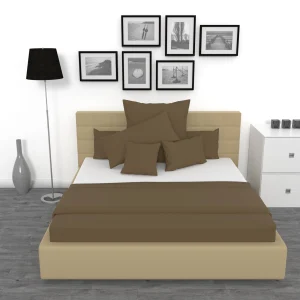 GMD Living 2er Set Jersey Kissenhüllen JESBERG In Farbe Schokobraun 21