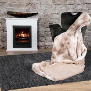 GMD Living Batik Wohndecke RUMBA In Farbe Taupe (graubraun) 12