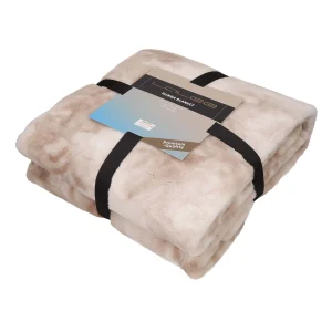 GMD Living Batik Wohndecke RUMBA In Farbe Taupe (graubraun) 18