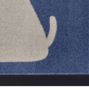 GMD Living Fußmatte SCHAARBEEK In Blau & Beige 8