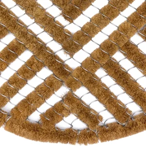 GMD Living Halbrunde Natur Kokosmatte LOBEIRA In Farbe Braun 7