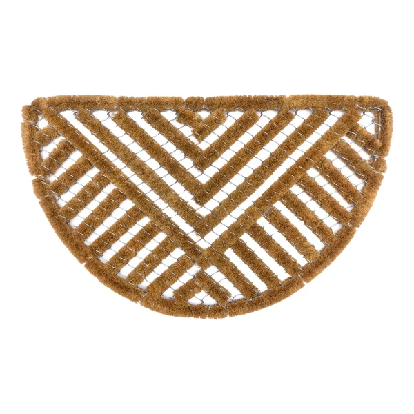 GMD Living Halbrunde Natur Kokosmatte LOBEIRA In Farbe Braun 1