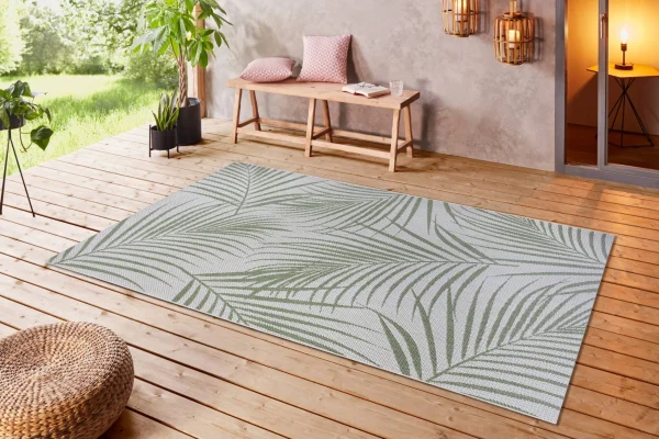 GMD Living Innen & Außenteppich MOL In Cream & Grün 6
