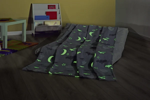 GMD Living Kinderdecke GLOW Fledermaus In Grau 4