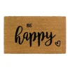 GMD Living Kokosmatte PONTE “Be Happy” In Farbe Braun 23
