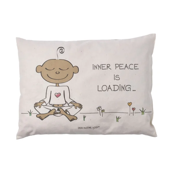Goebel Bio-Zirbenkissen ” Der Kleine Yogi – Inner Peace Is Loading ” In Mehrfarbig 1