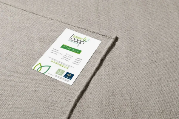 Green Looop Teppich Perpignan In Hellgrau 5