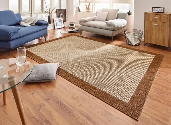 Hanse Home Flachgewebe Teppich Simple Braun 5