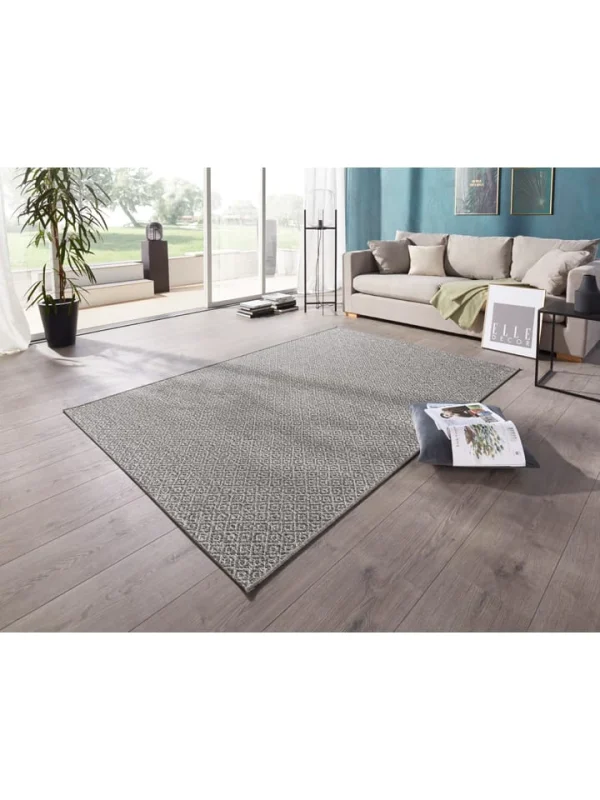 Hanse Home Indoor-/ Outdoor-Teppich “Croix” In Grau 4