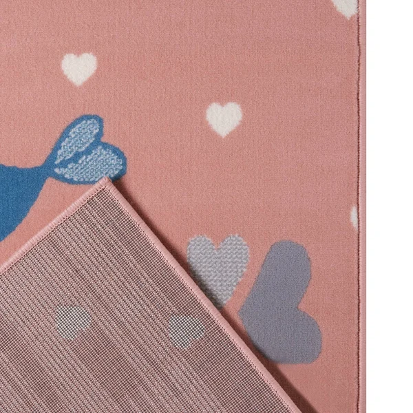 Hanse Home Kinderteppich Kurzflor Love Birds Vögel Rosa 5