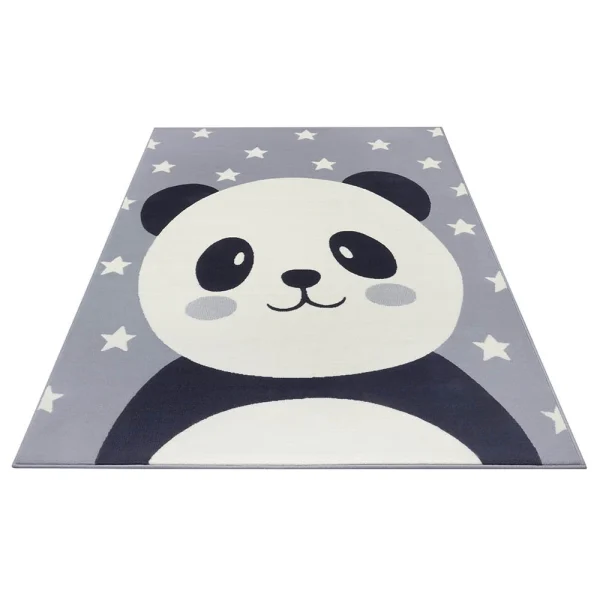 Hanse Home Kinderteppich Kurzflor Panda Bär Pepples Grau 4