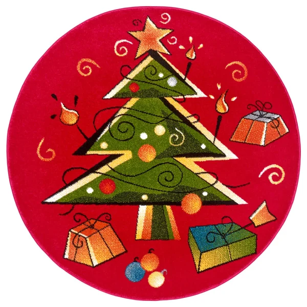 Hanse Home Kurzflor Kinderteppich Christmas Tree 1