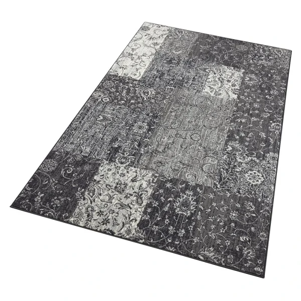 Hanse Home Kurzflor Teppich Kirie Grau Creme 4