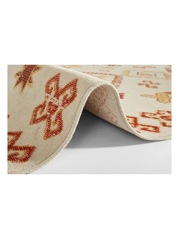Hanse Home Kurzflor-Teppich “Mata” In Creme/ Rot 4