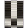 Hanse Home Kurzflor Teppich Panel Schwarz Creme 5