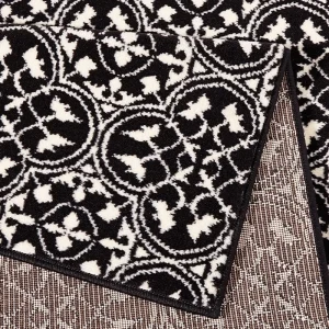 Hanse Home Kurzflor Teppich Pattern Schwarz Creme 7