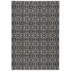 Hanse Home Kurzflor Teppich Pattern Schwarz Creme 22